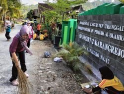 SDN 2 Karangrejo Kampak Trenggalek  Wujudkan Sekolah yang Nyaman dan Asri